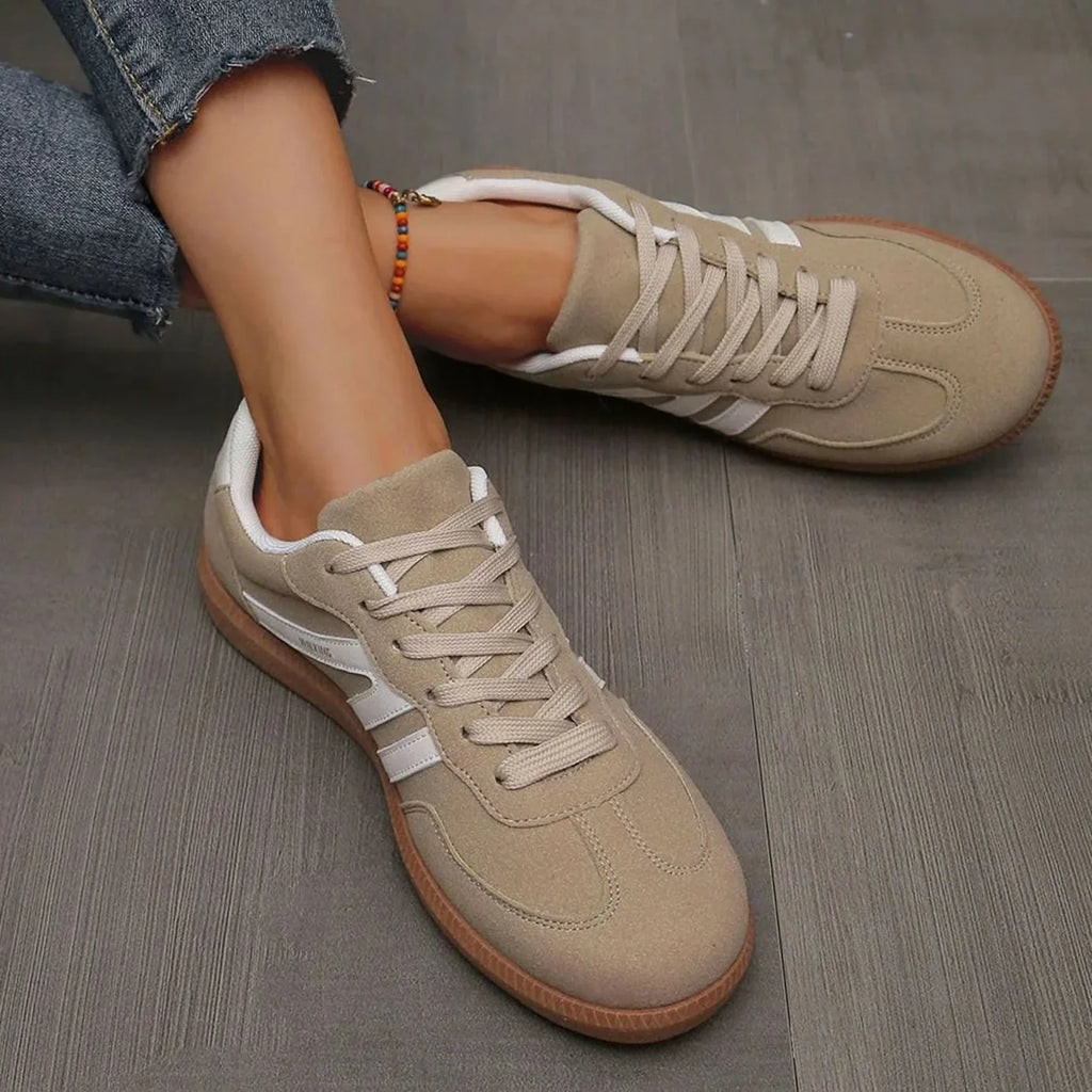 Women's Orthopedic Sneakers with Wide Toe Box & Lace-Up Front