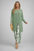 Green White