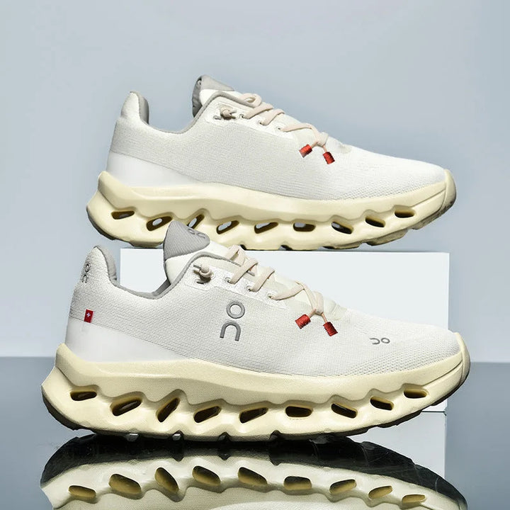 Unisex Running Shoes with Knit Mesh Upper & Hollow Chamber Midsole - Studio Pair