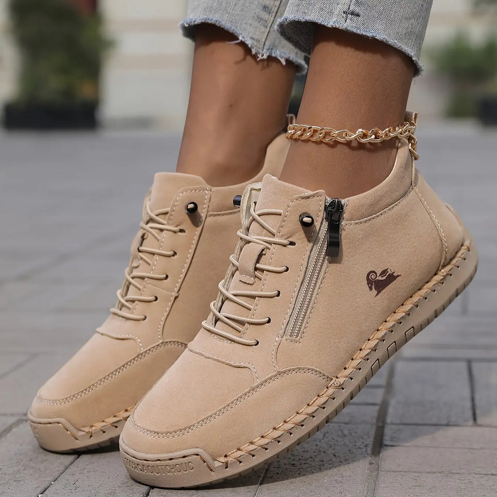 Women's Orthopedic Comfort Shoes with Wide Toe Box & Non-Slip Sole - Crossed Ankle