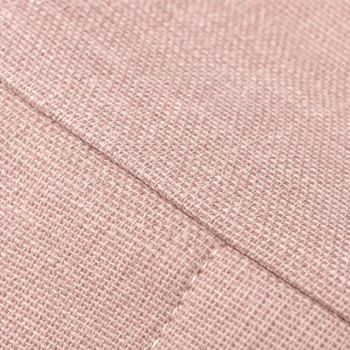 Pink Women's Blazer Suit Set with Pleated Wide-Leg Trousers — Diana - Fabric Texture Macro