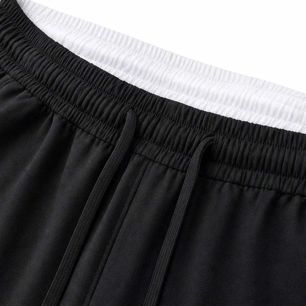Women's Straight Leg Cargo Pants with Drawstring Waist & Flap Pockets - Waistband Stitch Detail