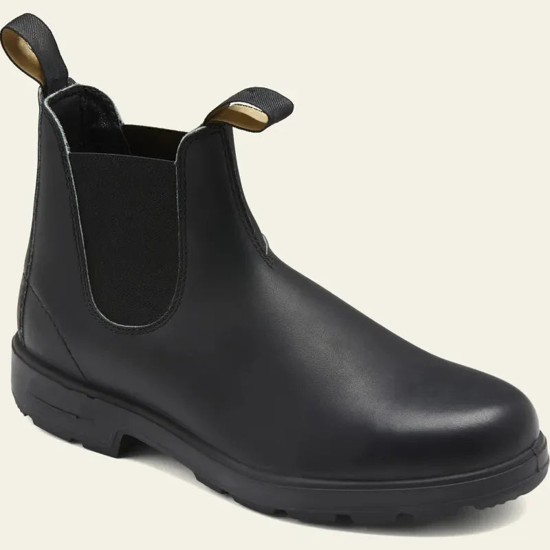 Black Women's Waterproof Chelsea Boots with Slip-On Design & All-Day Comfort