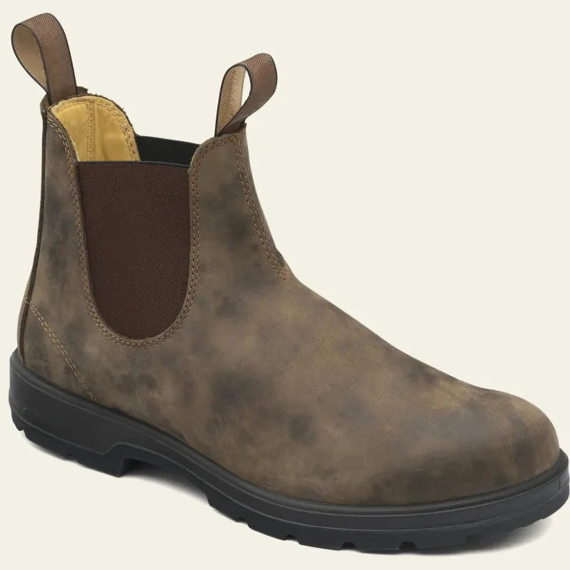 Brown Women's Waterproof Chelsea Boots with Slip-On Design & All-Day Comfort