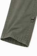 Women's Relaxed Fit Wide-Leg Cargo Pants with Utility Pockets - Hem Detail Dring
